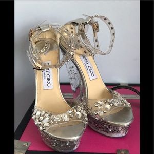 Size 38 Jimmy Choo platform heels